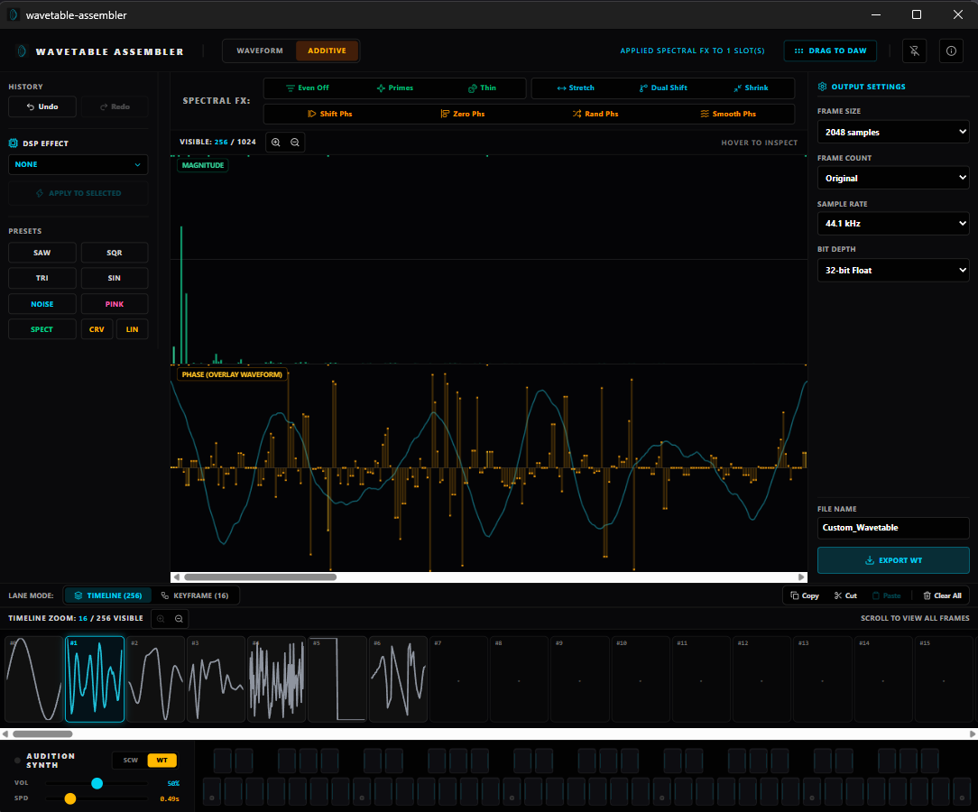 Additive Editor
